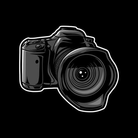 Camera Logo Black, Dslr Logo, Black Camera Icon, Dslr Camera Photo, Camera Logo Design, Coffee Beans Photography, Photographers Logo Design, Camera Png, Photography Name Logo