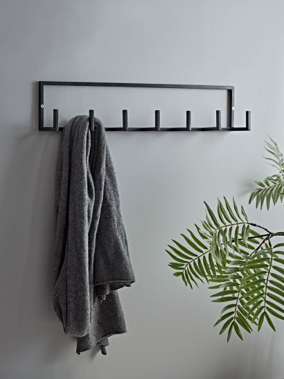 Small Storage Shelves, Entryway Coat Rack, Modern Coat Rack, Wall Coat Rack, Wall Mounted Hooks, Hook Rack, 아파트 인테리어, Coat Rack Wall, Towel Hanger