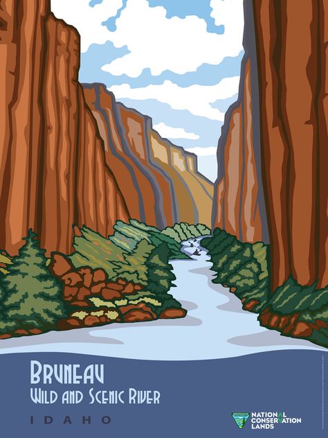 Bureau Of Land Management, River Art, Land Management, National Park Posters, Mountain Wall Art, Colorful Landscape, Poster Vintage, Nature Wall Art, Unframed Art