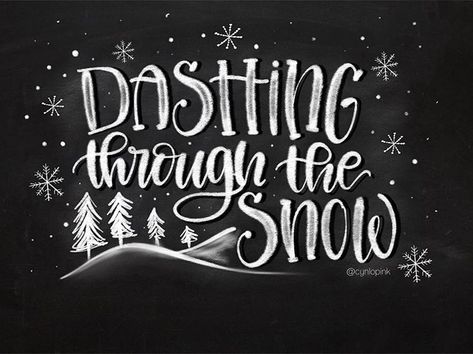 Cynthia Lopez | Hand Lettering (@cynlopink) • Instagram photos and videos Winter Chalkboard Ideas, Chalkboard Hand Lettering, Winter Chalkboard, Chalkboard Art Ideas, Christmas Chalkboard Art, Chalkboard Art Quotes, Chalkboard Wall Art, Lily And Val, Chalkboard Doodles