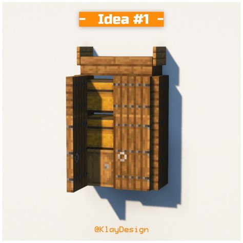 Check out these 9 creative storage furniture ideas to elevate your Minecraft builds! From small to huge cabinets, these designs will help you keep your space organized and stylish. ✨ Subscribe to get access to all of them! You find more infos on my highlights! ☺️ Hope you like them!! 🏠😱 ——————————————— ⁃ 🪴 Follow @klay.design_mc for more! ⁃ 💬 Lemme know your thoughts! ⁃ 🙌 Complementary Shaders ⁃ 🍳 Repost with credits only! ——————————————— #minecraft #minecraftbuilds #minecraftdesign #minecraf... Minecraft Keep Ideas, Minecraft Door Frame Ideas, Mincraft Entryway Ideas, Storage Ideas For Minecraft, Small Storage Room Minecraft, Minecraft Cabinet Ideas, Minecraft Corner Decor, Minecraft Small Outdoor Decorations, Minecraft Storage Organization