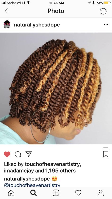 Colored 2 Strand Twist, Dyed 2 Strand Twist, Dyed Two Strand Twist, Ginger Two Strand Twist, Two Strand Twist Hairstyles, Hair Glamour, Copper Brown Hair, Short Hair Twist Styles, Twists Hairstyles