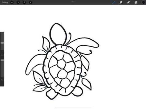 eli's turtle tattoo Turtle Stencil, Cute Turtle Tattoo, Hibiscus Drawing, Beachy Tattoos, Easy Eye Drawing, Turtle Tattoo Designs, Z Tattoo, Color Drawing Art, Turtle Tattoo