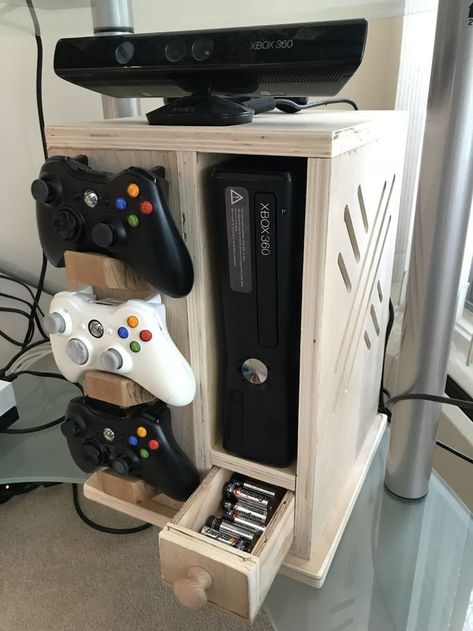 Video Game Storage, Video Game Room Decor, Small Game Rooms, Room Ideas Living Room, Game Storage, Gamer Room, Video Game Room, Ideas Living Room, Living Room Tv Wall