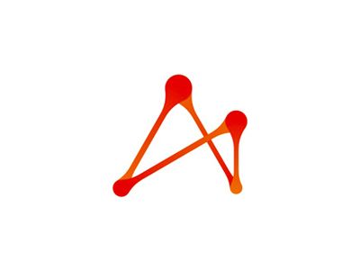 A letter mark based on the letter A and interactive connections, paths, lines and dots.  Visit my portfolio website http://alextass.com Letter Mark Logo, Data Logo, Communication Logo, Website Logo Design, Logo Luxury, Graphic Design Blog, Identity Design Logo, S Logo, Symbol Design