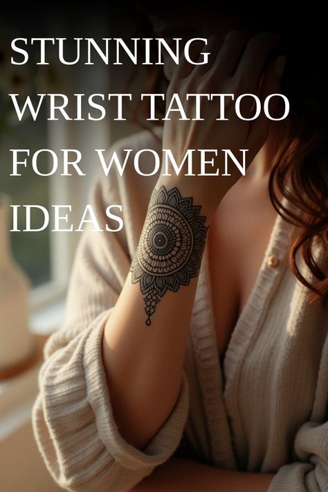 Stunning Wrist Tattoo for Women Ideas Wristband Tattoo Women, Front Wrist Tattoos, Side Of Forearm Tattoo Women, Tattoo For Women Ideas, Wristband Design, Wrist Tattoo Ideas, Waist Tattoos, Minimalistic Art, Simple Tattoo Designs