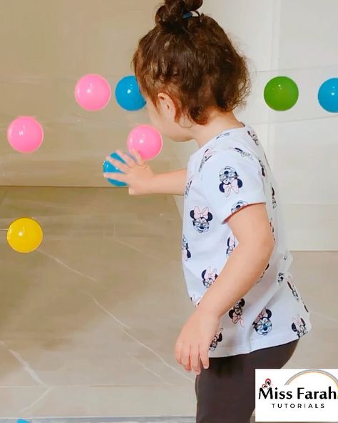 Miss Farah on Instagram: “❇️STICK THE BALL❇️ 👶 Activity suitable for toddlers and up How’s everyone entertaining their children? Are you running out of ideas? I feel…” Ball Activity, Of Ideas, Toddler Activities, Running, Feelings, On Instagram, Instagram