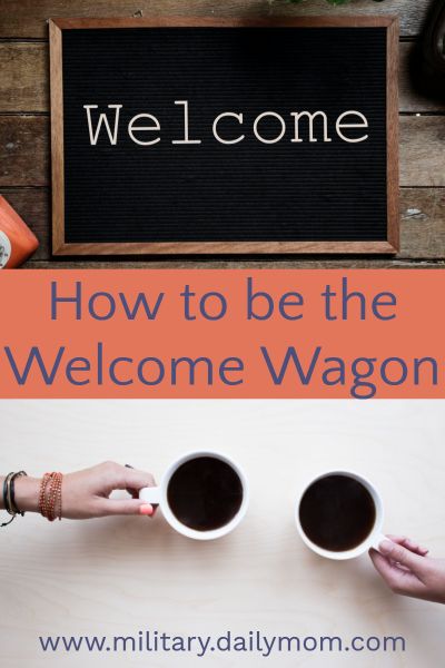 be the welcome wagon Welcome Wagon Ideas, Welcome New Neighbors, Welcome Wagon, Deployment Homecoming, Welcome Baskets, Navy Life, New Neighbors, Army Wife, Military Spouse