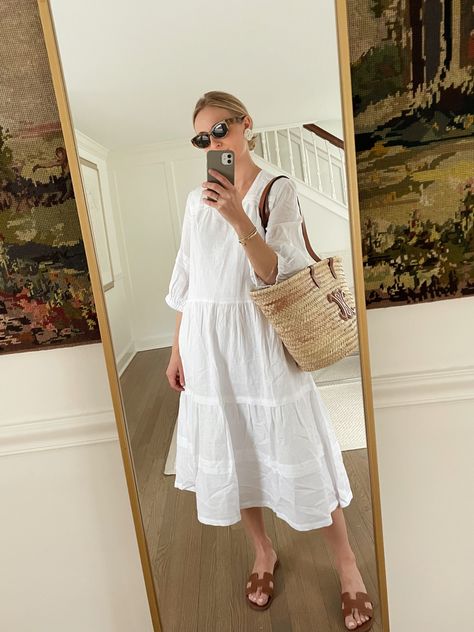 MEGHAN LINEN MIDI DRESS - WHITE curated on LTK White Linen Midi Skirt Outfit, White Linen Dress Outfit, White Linen Dress Summer, Linen Dress Outfit, White Babydoll Dress, Chiffon White Dress, Midi Dress Outfit, White Short Sleeve Blouse, Midi Skirt Outfit