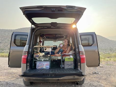 No Build Honda Element SUV Camper — Days We Spend Suv Camper, Honda Element, Suv, Building