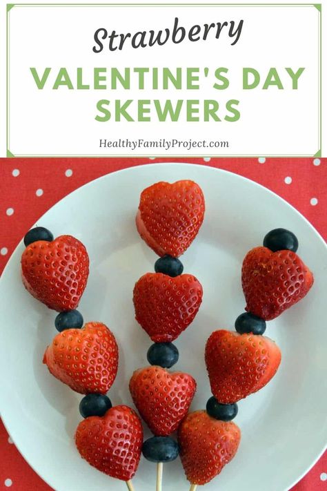 Heart Fruit Skewers, Valentines Fruit Skewers, Valentine’s Day Fruit Kabob, Strawberry Skewers Party Ideas, Valentine Fruit Kabobs, Valentines Skewers, Valentine Fruit Ideas, Strawberry Valentines Ideas, Holiday Fruit Platter