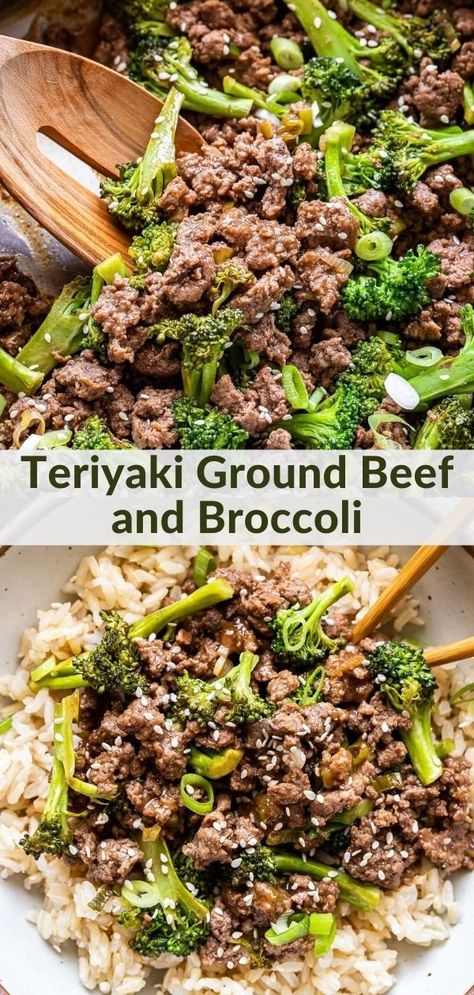 Summer Meals Dinner Ground Beef, Summer Dinner Recipes Ground Beef, Ground Beef Summer Recipes For Dinner, Ground Beef Summer Recipes, Ground Beef Summer, Summer Beef Recipes, Rice And Ground Beef Recipes, Teriyaki Ground Beef, Ground Beef And Rice Recipes