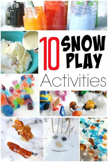 10 Fun and Creative Snow Play Ideas for Indoors and Out Snow Activities For Kids, Play Ideas For Kids, Snow Play, Happy Hooligans, Winter Play, Snow Activities, Winter Activities For Kids, Snow Much Fun, Snow Fun