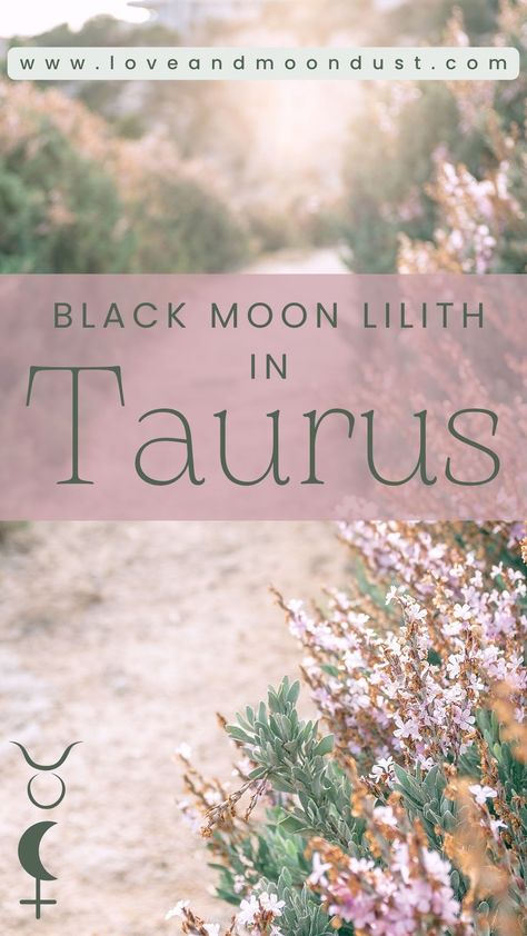 Sensual Strength: Black Moon Lilith in Taurus Astrology Lilith In Taurus, Lilith In Astrology, Black Lilith, Black Moon Lilith In Taurus, Lilith Moon, Black Moon Lilith In Gemini, Black Moon Lilith In Capricorn, Taurus Astrology, Black Moon Lilith