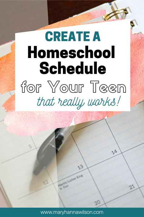 7th Grade Homeschool Schedule, Highschool Homeschool Schedule, Middle School Schedule, Homeschooling Teenagers, Homeschool Daily Schedule, Homeschooling Schedule, High School Schedule, High School Plan, Relaxed Homeschooling