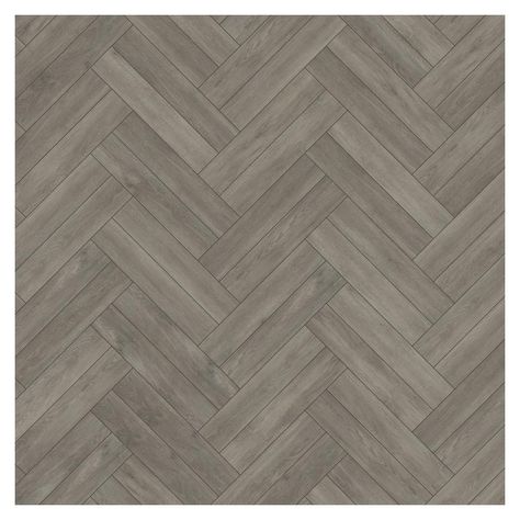 Choose these vinyl boards with a herringbone pattern to add an eye-catching design in soft pearl grey oak finish. Vinyl Board, Flooring Laminate, Steam Mops, Steam Mop, Grey Herringbone, Commercial Construction, Boot Room, Grey Flooring, Grey Chevron