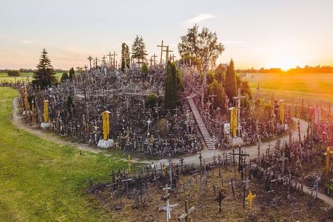 Hill Of Crosses Lithuania, Hill Of Crosses, Hong Kong Travel Guide, Lithuania Travel, Manchester Travel, Massachusetts Travel, Poland Travel, Austria Travel, Croatia Travel