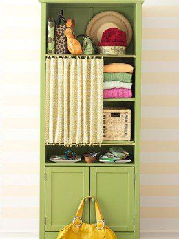 Open Clothes Storage, Bathroom Closet Storage, Clothes Organization Small Space, Small Closet Storage, Bedroom Closet Doors, Bedroom Closet Storage, Baby Clothes Storage, Tension Rods, Open Closet