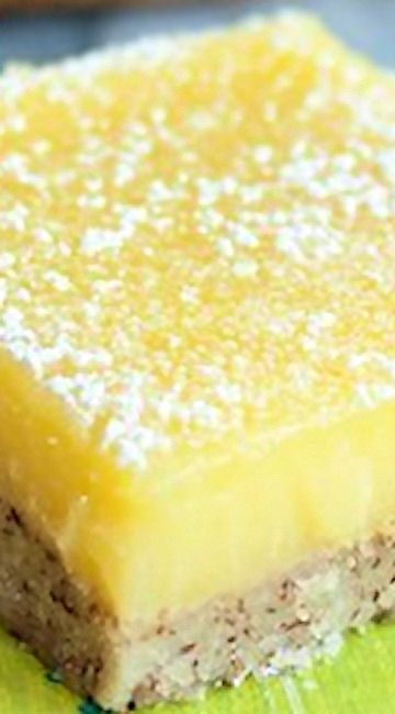 Cream Cheese Recipes Dessert, Veggie Bars, Lemon Bundt Cake Recipe, Gluten Free Lemon Bars, Almond Crust, Brownies Recipes, Easy Bar Recipes, Almond Shortbread, Citrus Desserts