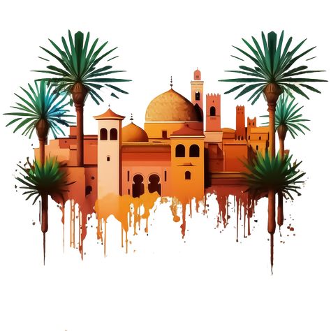 Vector Free Png, Morocco Art, Morocco Aesthetic, Morocco Travel, Instagram Icons, Clipart Images, Png Transparent, Free Png, Png Clipart