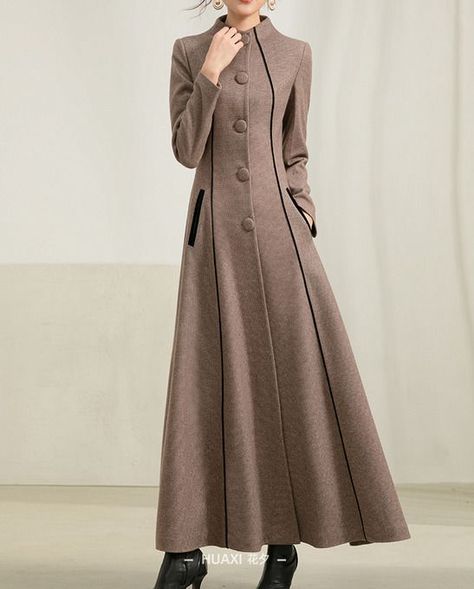 Elegant Abayas, Formal Wear Women, Outer Women, Coats Women, Long Coat Women, Outwear Jackets, Fashion Inspiration Design, Winter Coats, Winter Coats Women