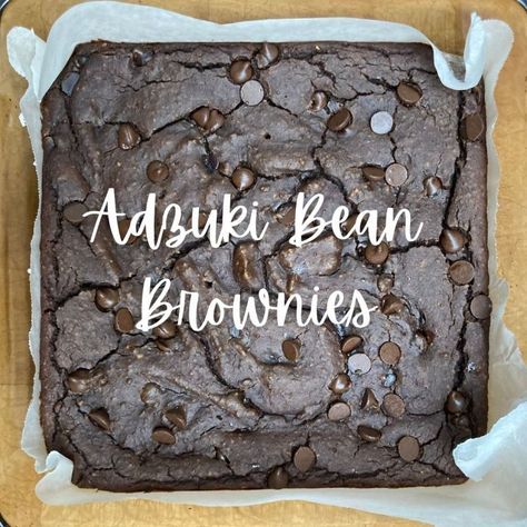 Aduki Beans Recipes, Adzuki Bean Recipe, Peanut Butter Maple Syrup, Anti Inflammation Recipes, Banana Nice Cream, Adzuki Beans, Bean Brownies, Interesting Recipes, Delicious Brownies