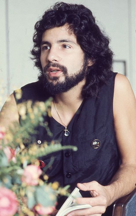 70s Look, Cat Stevens, Classic Movie Stars, Great Cat, Important People, Music Legends, Beautiful Soul, Singer Songwriter, Jon Snow