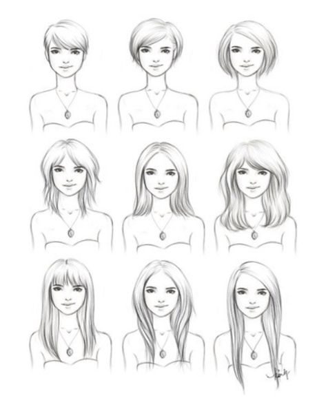 Hair Growth Charts, Growing Out Hair, Growing Your Hair Out, Hair Sketch, Growing Out Short Hair Styles, Long Bob, Trendy Short Hair Styles, How To Draw Hair, Grow Hair