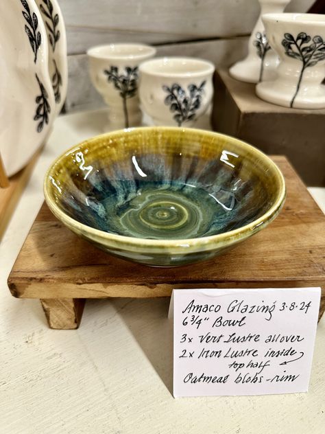 Amaco Vert Lustre Glaze Combinations, Clay Glazing, Glaze Combinations, Glaze Ideas, Amaco Glazes, Pottery Inspo, Pottery Glaze, Pottery Glazes, Pottery Ideas