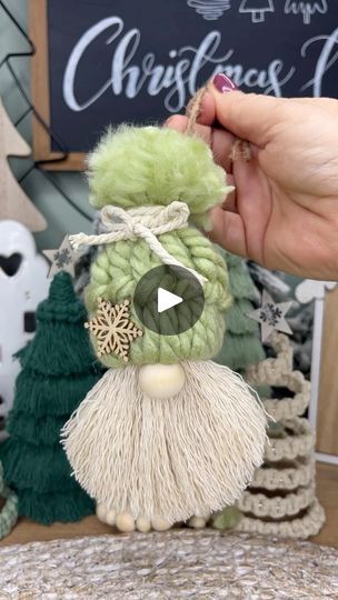 Yarn Gnome Beard Diy, Gnomes Beard Diy, Caroline Fleming, Xmas Gnomes, Diy Beard, Gnome Tutorial, Easy Christmas Ornaments, Wooden Snowflakes, Gnomes Diy