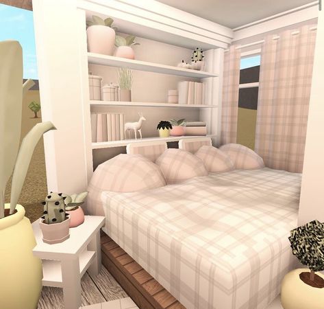 Dorm Room Simple, Bloxburg Bedroom Ideas Aesthetic, Bloxburg Color Schemes, Vaporwave Background, Bloxburg Rooms, Bloxburg Bedroom Ideas, Beautiful Dorm Room, Bloxburg Building, Bloxburg Bedroom