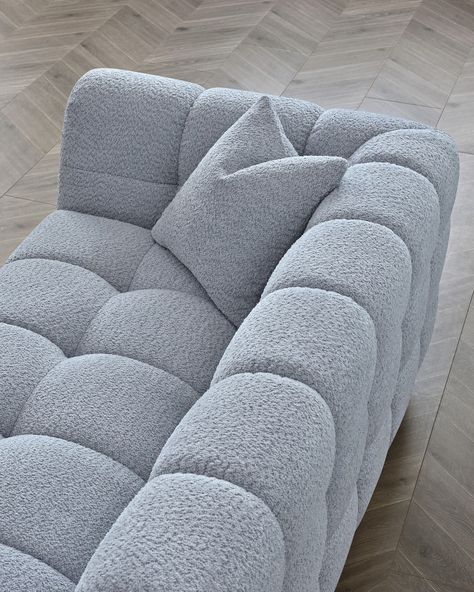 The Nova Sofa Collection is all about the details. From its textured, ultra-soft fabric to the intricate stitching, every element is designed to elevate your space. This is craftsmanship you can see and feel. Available in a range of styles, including corner, 2-seater, and 3-seater options, the Nova offers versatility without compromising on luxury. Its premium materials and modern quilted design bring both style and substance to any room. #LuxurySofa #ModernFurnitureDesign #InteriorInspirat... Luxury Furniture Sofa, Luxury Furniture Stores, Luxury Mattresses, Luxury Modern Furniture, Comfortable Place, Furniture Design Living Room, Curved Sofa, Boucle Fabric, Pantry Design