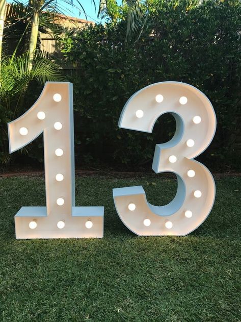 13 Birthday Picture Ideas, Number Lights, Light Up Numbers, 21st Decorations, Happy Birthday Icons, 21st Bday Ideas, Birthday Lights, Cake Stand Set, Party Styling