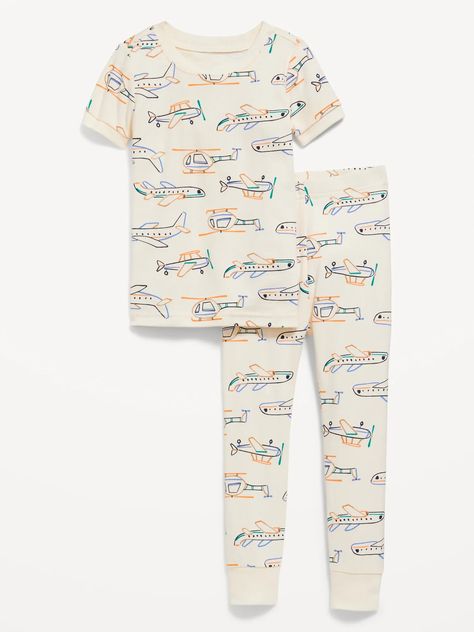 Unisex Snug-Fit Pajama Set for Toddler & Baby | Old Navy Bug Patterns, Pajama Leggings, Matching Pajama Pants, Printed Pajama, Matching Pajama, Sleep Clothes, Toddler Pajamas, Sleep Wear, Matching Pajamas