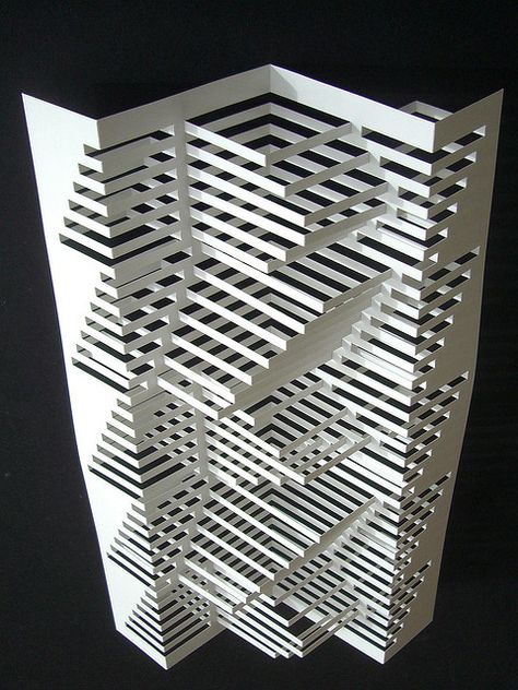 Spine Architecture, Architecture Origami, Kirigami Patterns, Folding Architecture, Origami Architecture, Paper Structure, Paper Architecture, Origami And Kirigami, Paper Engineering