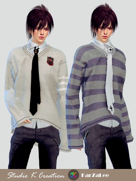 Giruto 76 V-neck sweater(S4CC) Sims 4 Cc Sweater Male, Sims 4 Cc Lookbooks Clothing Male, Ts4 Male Cc Clothes, Sims 4 Men Clothing, Sims 4 Male Clothes, Male Sweaters, Clothes Cc, Sims 4 Cc Kids Clothing, Sims 4 Studio