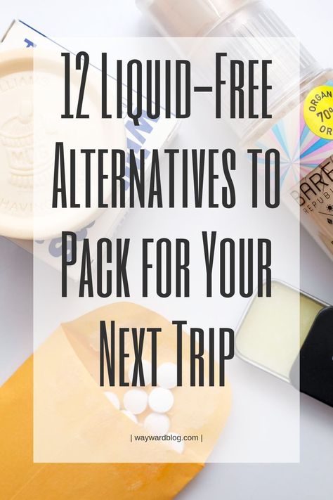 Lighten Your Load: 37 Solid Alternatives to Liquid Toiletries | wayward Travel Capsule, Travel Toiletries, Travel Items, Travel Fun, Travel Blogger, Travel Tips, The Way, Eco Friendly, Blogger