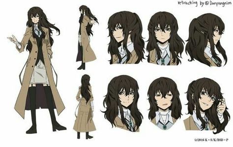 Female Detective, Bungou Stray Dogs Characters, Dazai Bungou Stray Dogs, Dazai Osamu, Dessin Adorable, Bongou Stray Dogs, Stray Dogs Anime, Anime Poses, Bungo Stray Dogs