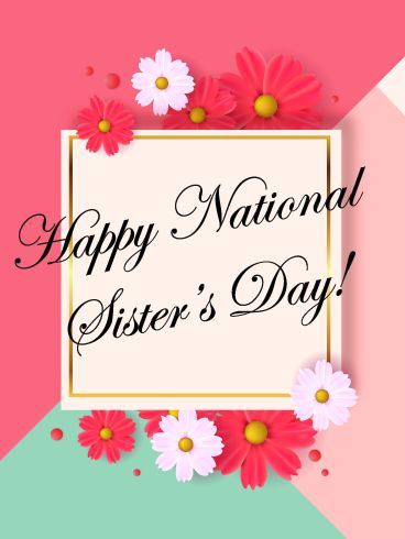 Happy Sisters Day, Sister's Day, National Sisters Day, Sisters Day, Sivakarthikeyan Wallpapers, Happy Sisters, Sister Day, Birthday Reminder, Pink Flowers Wallpaper