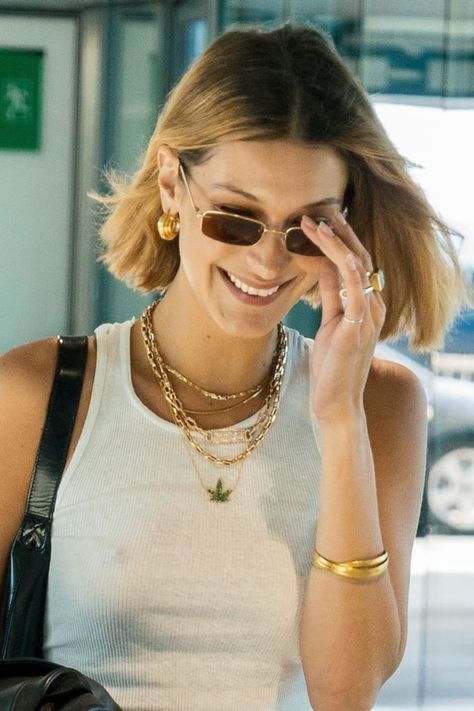 If You Like Missoma, Then You'll Love These 8 Affordable British Jewellery Brands Celebrity Jewelry, Hadid Style, Jewelry Accessories Ideas, Looks Street Style, Stylish Sunglasses, Jewelry Outfit, How To Pose, Bella Hadid, Fashion Sunglasses