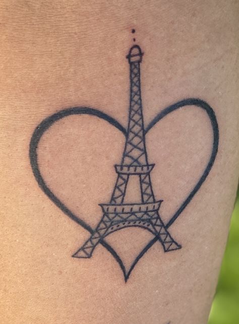 Eiffel Tower Tattoo Simple, France Inspired Tattoo, Eiffel Tower Tattoo, France Tattoo, Paris Tattoo, Tattoo Wedding Rings, Finger Tattoo For Women, Ring Tattoos, Little Tattoos