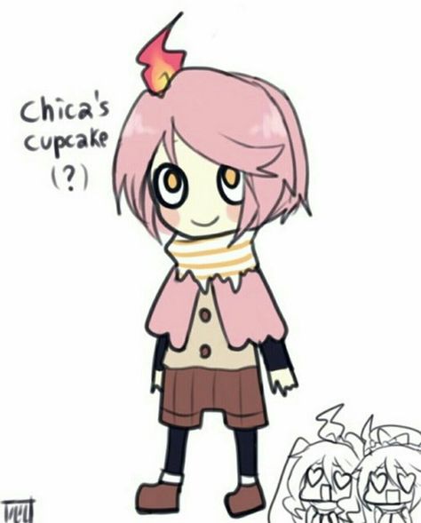 Carl The Cupcake, Fnaf Cupcakes, Pole Bear, Foxy And Mangle, Cupcake Art, Fnaf 1, Fnaf Characters, Fnaf Art, Human Design