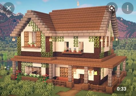 Houses Cottagecore, Pretty Minecraft Houses, Cozy Minecraft, Houses Farmhouse, Texture Walls, Cottage Layout, Minecraft Castle Blueprints, Minecraft Medieval House, Houses Blueprints