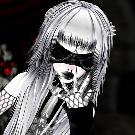 Goth Girl Icon, Goth Pfp Anime, Goth Icons Aesthetic, Roblox Goth Avatar, Goth Profile Pics, Vrchat Pfp, Goth Anime Pfp, Goth Avatar, Goth Pfps