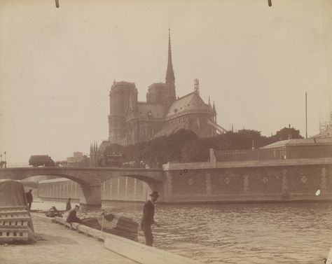 Paris Seine, Eugene Atget, Notre Dame Cathedral, Philadelphia Museums, Philadelphia Museum Of Art, Grand Palais, Film Stills, Aesthetic Vintage, Giclee Art