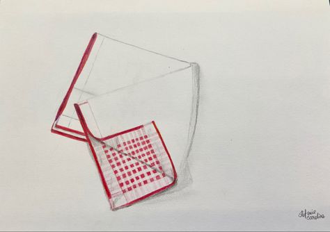 Pencil and colored pencil handkerchief drawing #pencil #coloredpencil #red #handkerchief #stilllife #drawthisinyourstyle #sketchoftheday #artwork #art #sketch Handkerchief Drawing, Red Handkerchief, Drawing Pencil, Art Sketch, Colored Pencil, Colored Pencils, Still Life, Sketch, Pencil