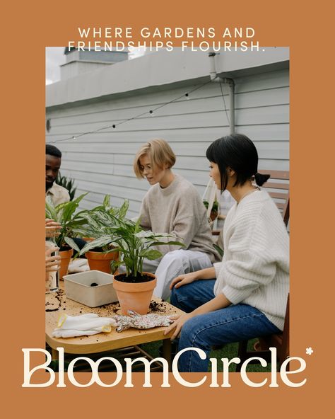 BLOOM CIRCLE 🪴 bloom circle is a social club dedicated to bringing together gardening enthusiasts of all levels! the club aims to share knowledge and provide a space where gardeners can connect, learn, and grow together 🌱 for this brand identity i used an inviting typeface + grounding color palette that highlights bloom circle’s focus on community, learning, and the beauty of nature 🫶🏼 #briefclub ready to feel confident about your business with cohesive + intentional branding? follow the l... Grow Together, Social Club, The Club, Feel Confident, Brand Identity, Packaging Design, Natural Beauty, Color Palette, Branding Design