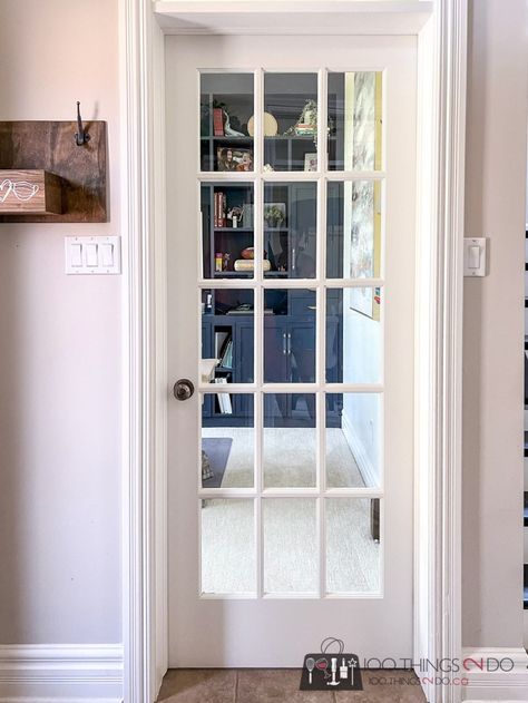 French Doors For Office, French Pocket Door, French Pocket Doors, Single French Door, Office Door, Pocket Door, French Door, Pocket Doors, House Goals