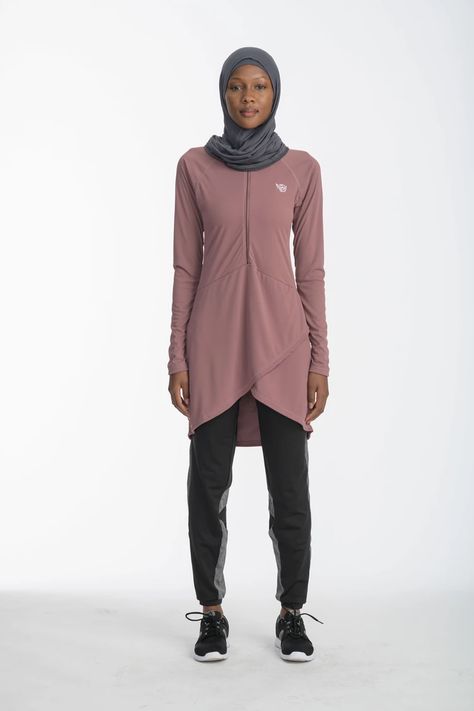 Modest Gym Wear, Modest Sportswear, Modest Workout Clothes, Loose Leggings, Modest Gym, Modest Workout, Hijab Sport, Modest Activewear, Sports Hijab