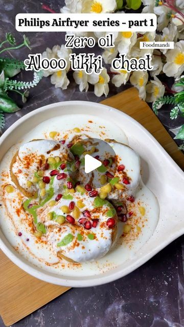 Nisha Shana |Recipe creator | Delhi | Airfryer Recipe Series: Endless Possibilities with Philips Airfryer! 🍛🌭🌮🌯

👉🏻Zero oil aloo tikki chaat 
.
👉🏻Ingredients 
🔸Mashed Boiled... | Instagram Aloo Tiki, Aloo Tikki Chaat, Airfryer Recipe, Aloo Tikki, Air Fryer Recipes, Endless Possibilities, Air Fryer, The Creator, Snacks